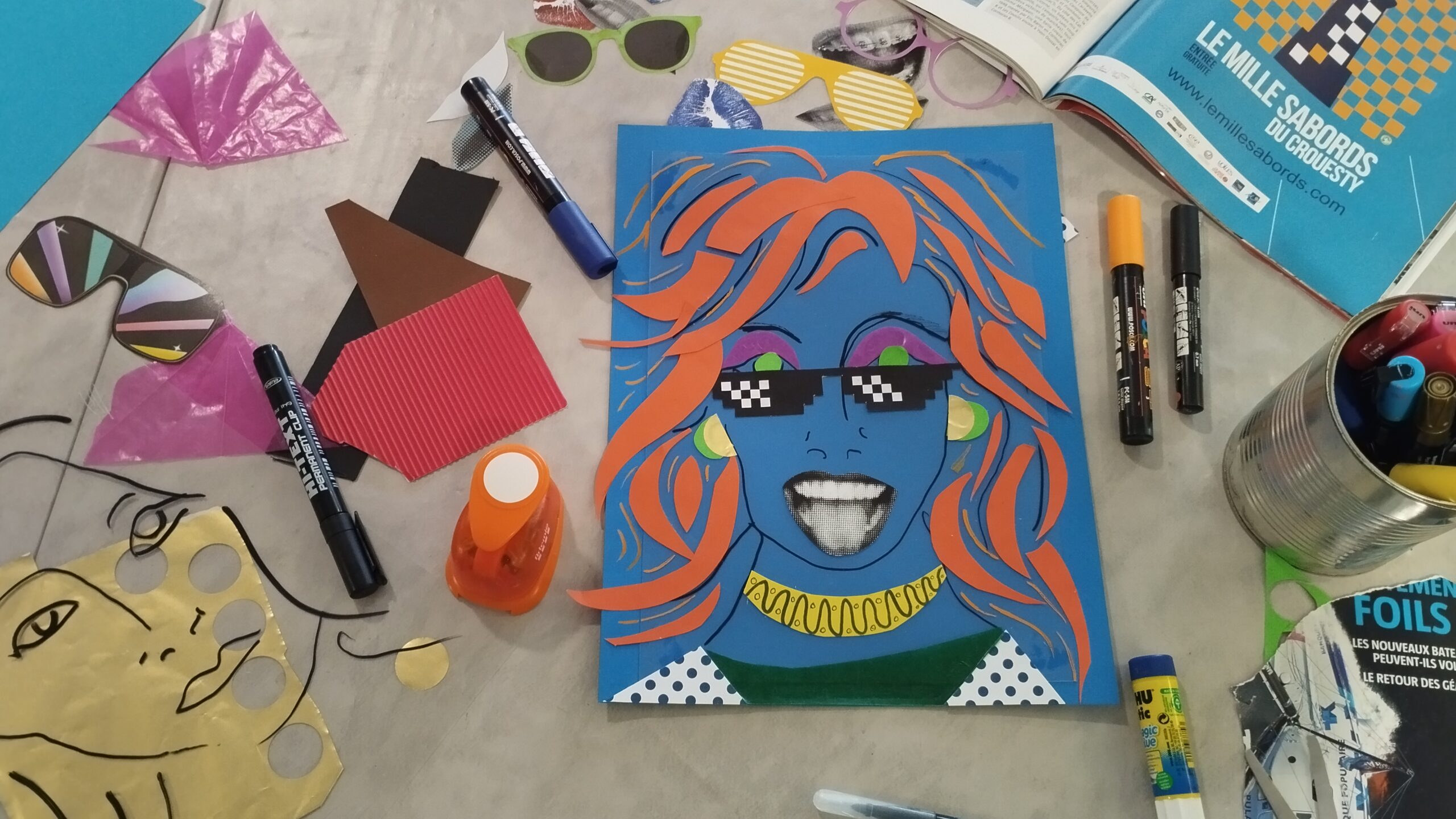 Visuel de l'atelier autoportrait décalé