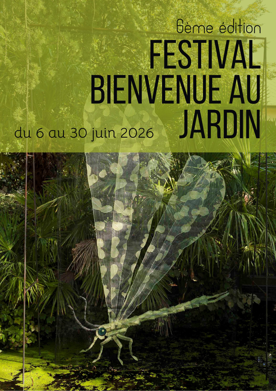 Flyer du festival bienvenue au jardin