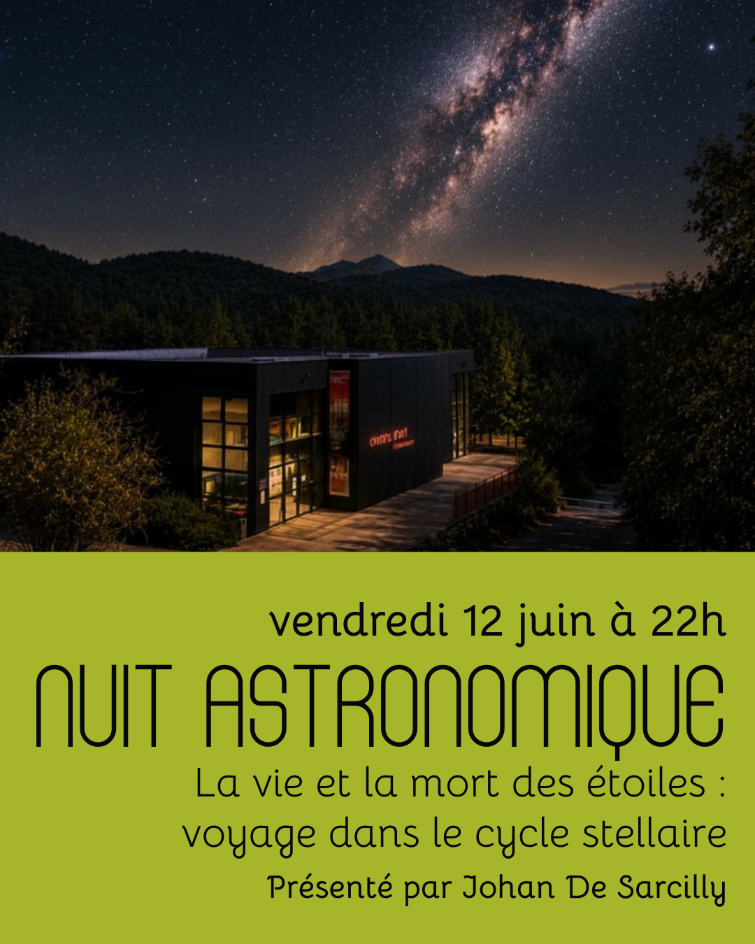 Visuel de l'événement de la nuit astronomique