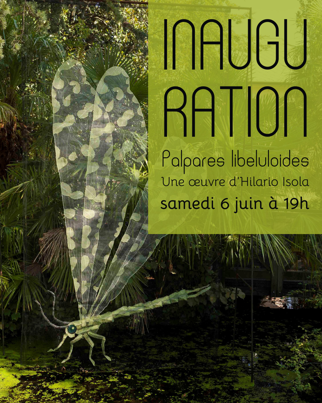 image informative sur l'inauguration de la prochaine œuvre d'Hilario Isola